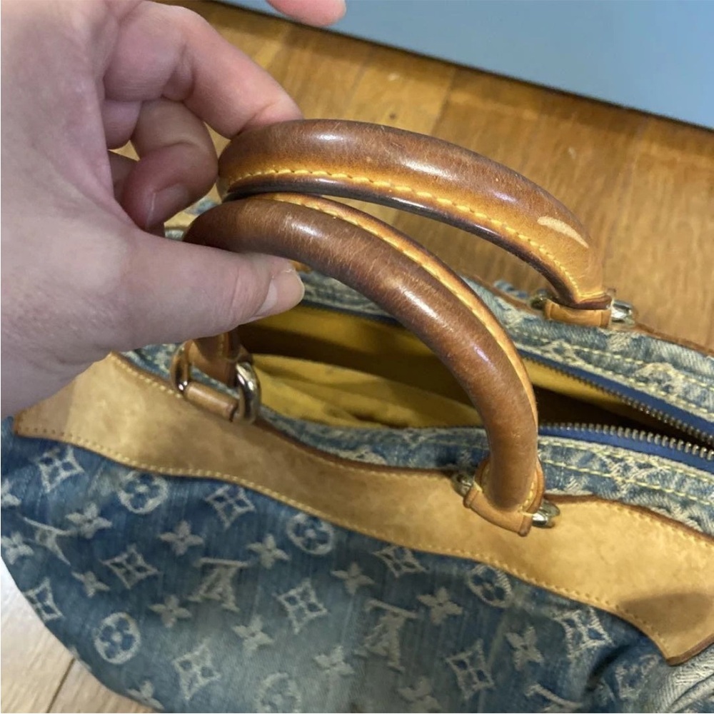 LOUIS VUITTON Denim Neo Speedy Monogram RARE - Picture 11 of 15